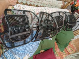 respaldo o cubreasiento de bolas de masaje.