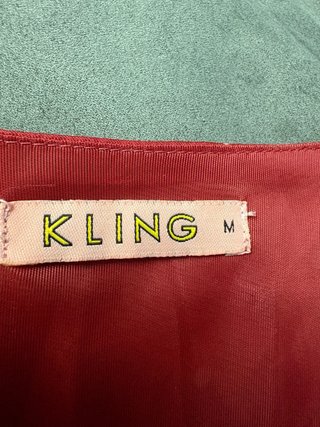 Mono Kling rojo lunares talla M