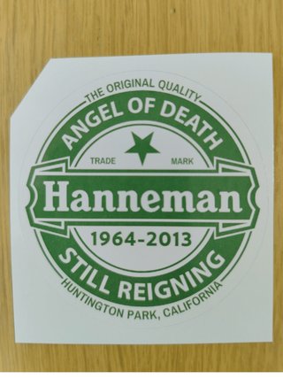 Set de 4 pegatinas – Slayer & Hanneman