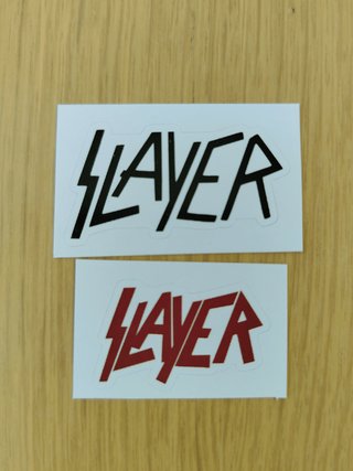 Set de 4 pegatinas – Slayer & Hanneman