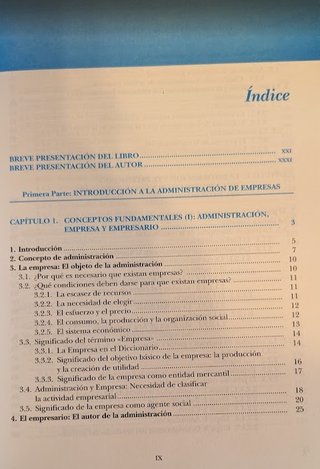Administración y funciones de la empresa