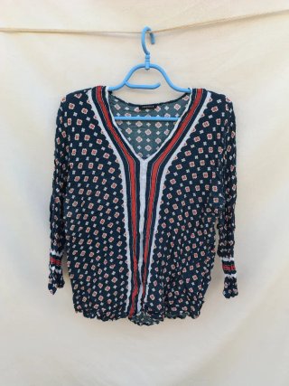 Trovels Blusa Vintage Talla XL