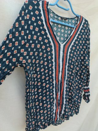 Trovels Blusa Vintage Talla XL