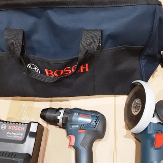 Kit Bosch: Taladro y Amoladora 18V