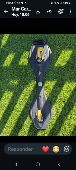 Monopatín Waveboard Verde