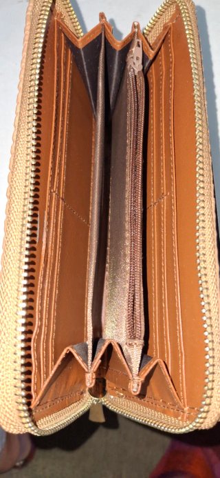 Cartera mujer marrón nueva