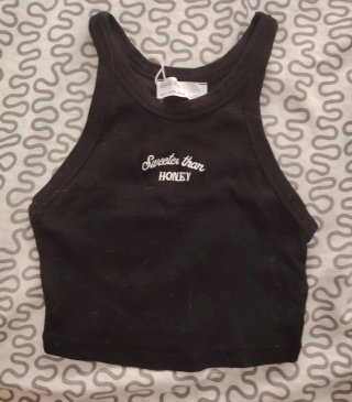 Camiseta Bershka Sweeter than HONEY