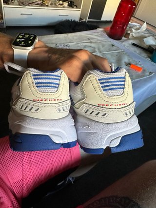 Skechers Stamina Talla 42 Beige/Azul
