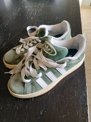 Zapatillas Adidas Campus Verde y Blanco