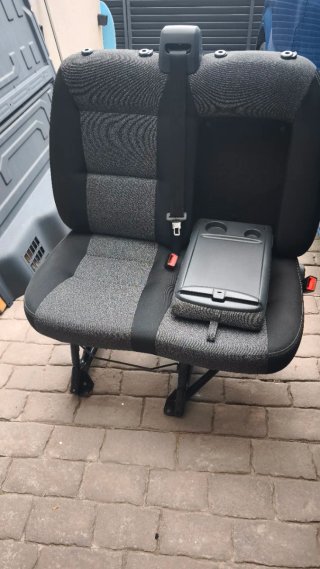 Asiento Doble para  Furgoneta Camper autocaravana