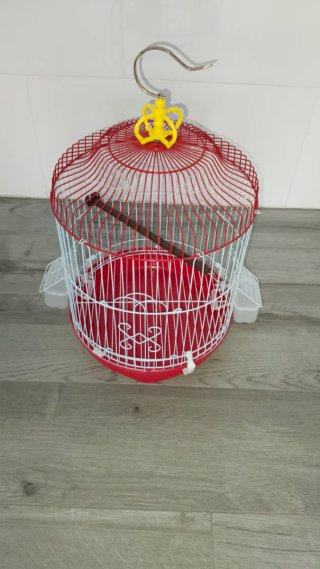 Jaula para pájaros canarios, agapornis, loros