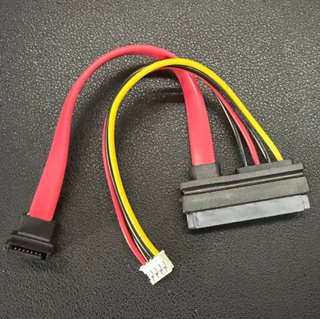 Cable SATA a 4 pines hembra y SATA