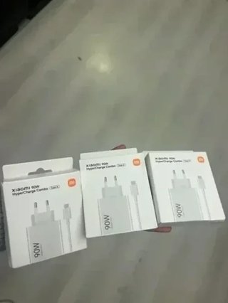 Lote 3x Cargador Xiaomi 90W HyperCharge Combo Typ