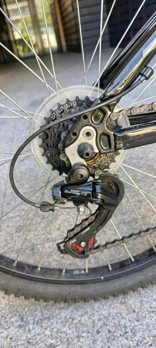 Bicicleta Montaña 24 Negra y Amarilla