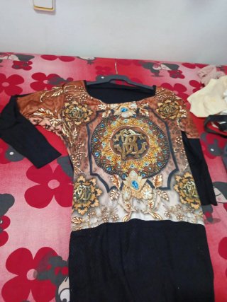 Vestido Barroco y Leopardo Talla U