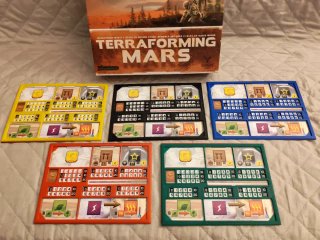 Terraforming Mars - Plance Giocatore Colorate