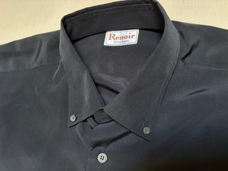 Camisa vintage Renoir El Corte Inglés negra