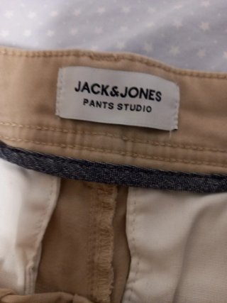 Pantalones beige Jack & Jones