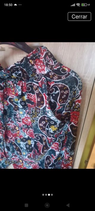 Pantalón estampado mujer