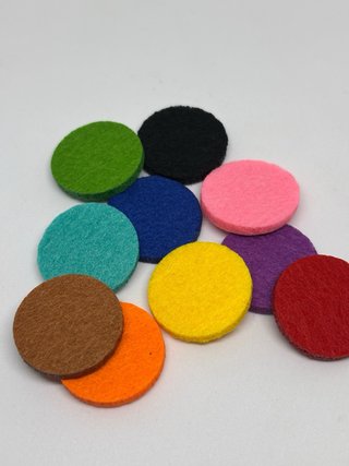 Recambios fieltro ambientador coche (5 uds)