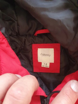 Chaqueta niño Sfera azul y roja