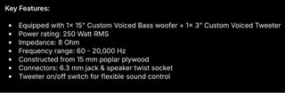 Ampli Gallien Krueger 700rb + Harley Benton BB115T