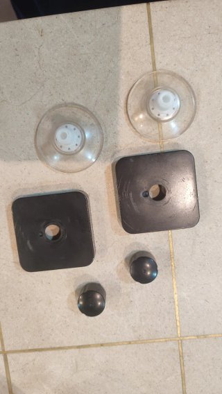 Estante de pared con ventosas
