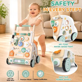 Andador Bebé Madera Montessori 2 en 1 NUEVO