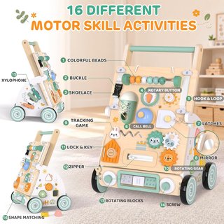 Andador Bebé Madera Montessori 2 en 1 NUEVO