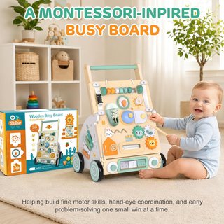 Andador Bebé Madera Montessori 2 en 1 NUEVO