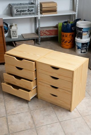 Cajoneras de madera interiores