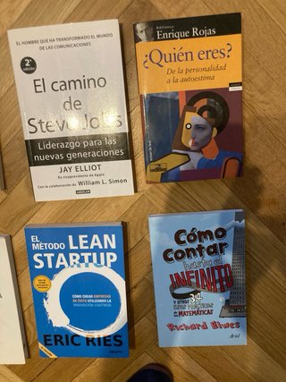 Libros a 3€ sobre emprendedores y autoayuda.