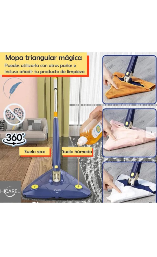 Mopa Triangular 360 Autoescurrible