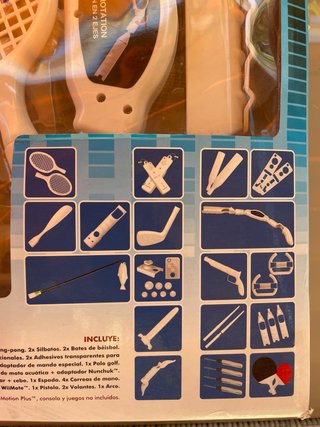 El Sports Pack Resort 40en1 para Nintendo Wii.