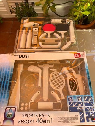 El Sports Pack Resort 40en1 para Nintendo Wii.