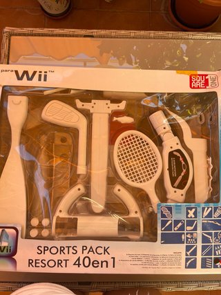 El Sports Pack Resort 40en1 para Nintendo Wii.