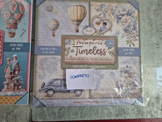 Lote 3 álbumes scrapbooking Stamperia