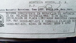 Honda CBF500 limitada A2
