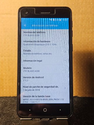 ZTE Blade A330 Negro