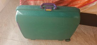 Maleta Rígida Samsonite Verde y Morado