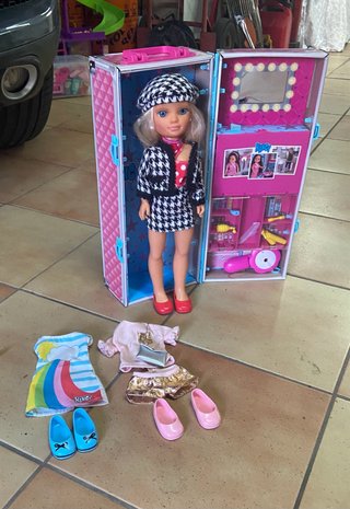 Nancy Peluquería Maleta Accesorios Muñeca