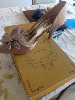 Zapatos de fiesta Marian plateados