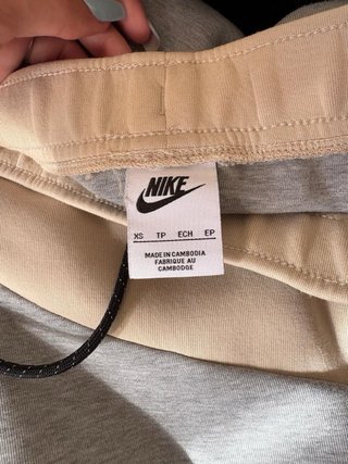 Nike Tech Fleece Beige Gris Original