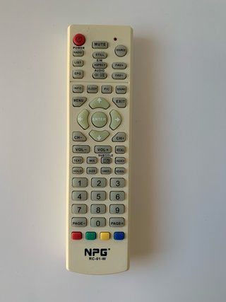 TV NPG Blanca 18 con peana
