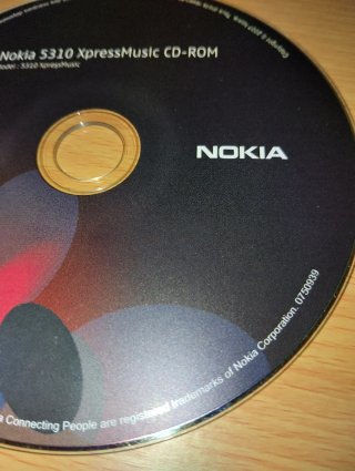 CD-ROM originale Nokia 5310 XpressMusic (2007)