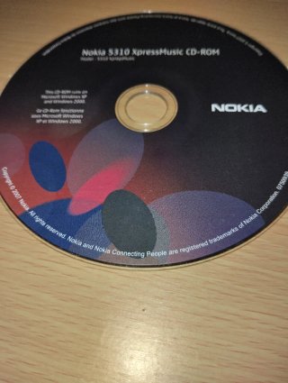 CD-ROM originale Nokia 5310 XpressMusic (2007)