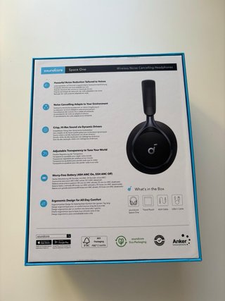 Soundcore Space One Auriculares Negros