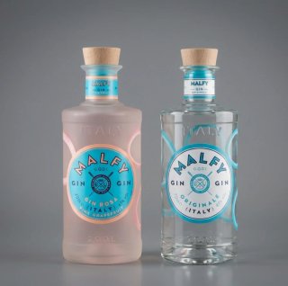 Bottiglie Gin Malfy Rosa e Originale