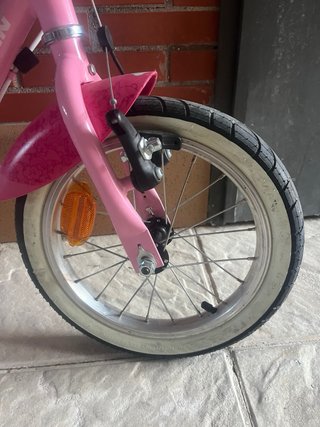 Bicicleta infantil Btwin 14 rosa