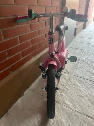 Bicicleta infantil Btwin 14 rosa